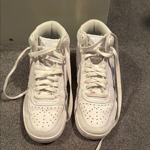 Nike women Court Vision Mid iridescent size 7